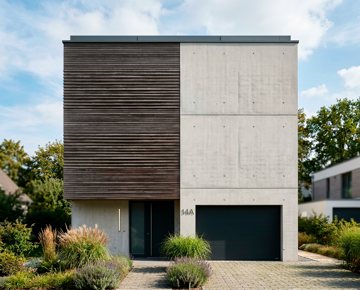 An der Fassade/ Balkon